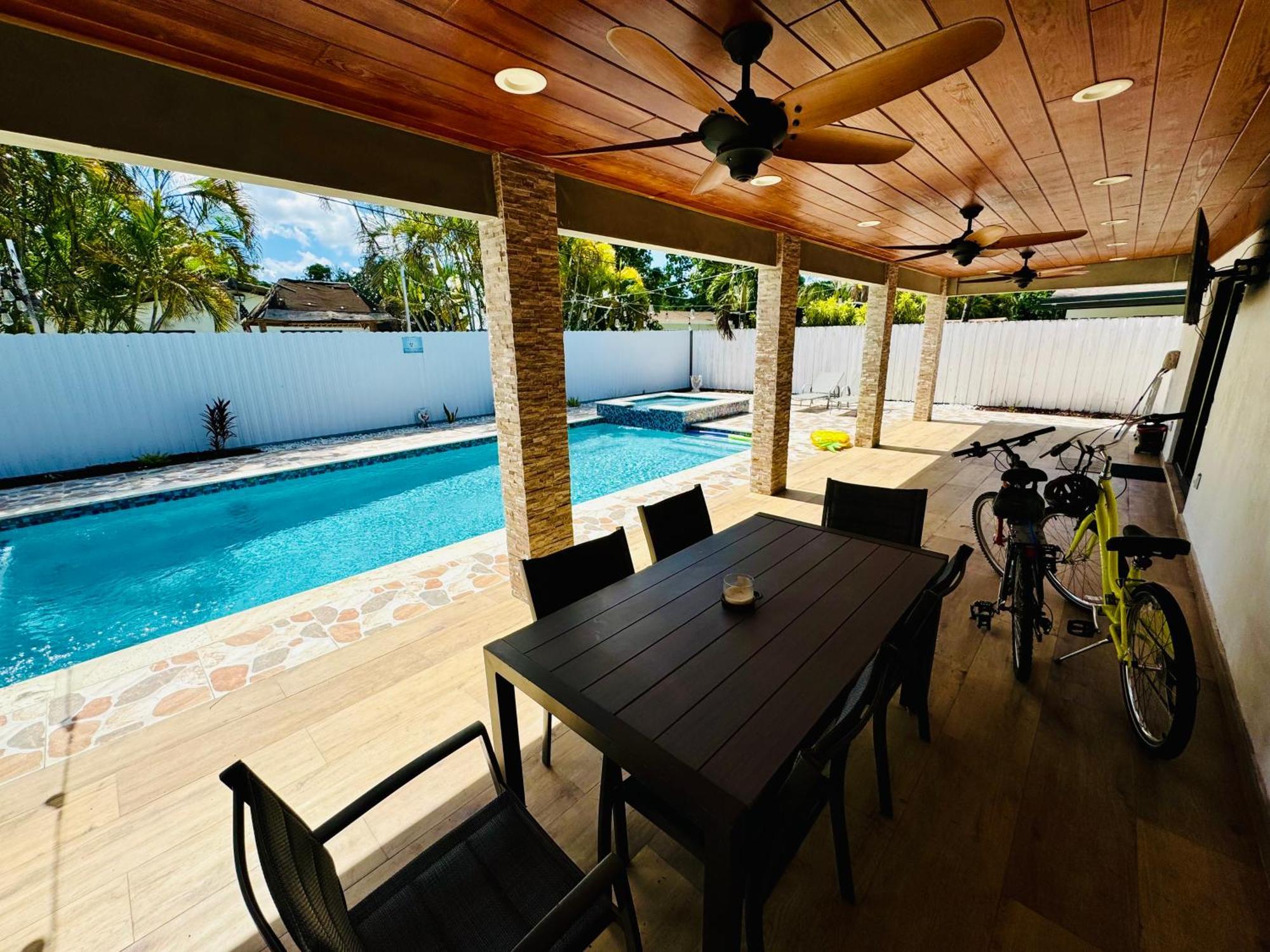 Вілла Heated Pool Hot Tub Маямі Екстер'єр фото